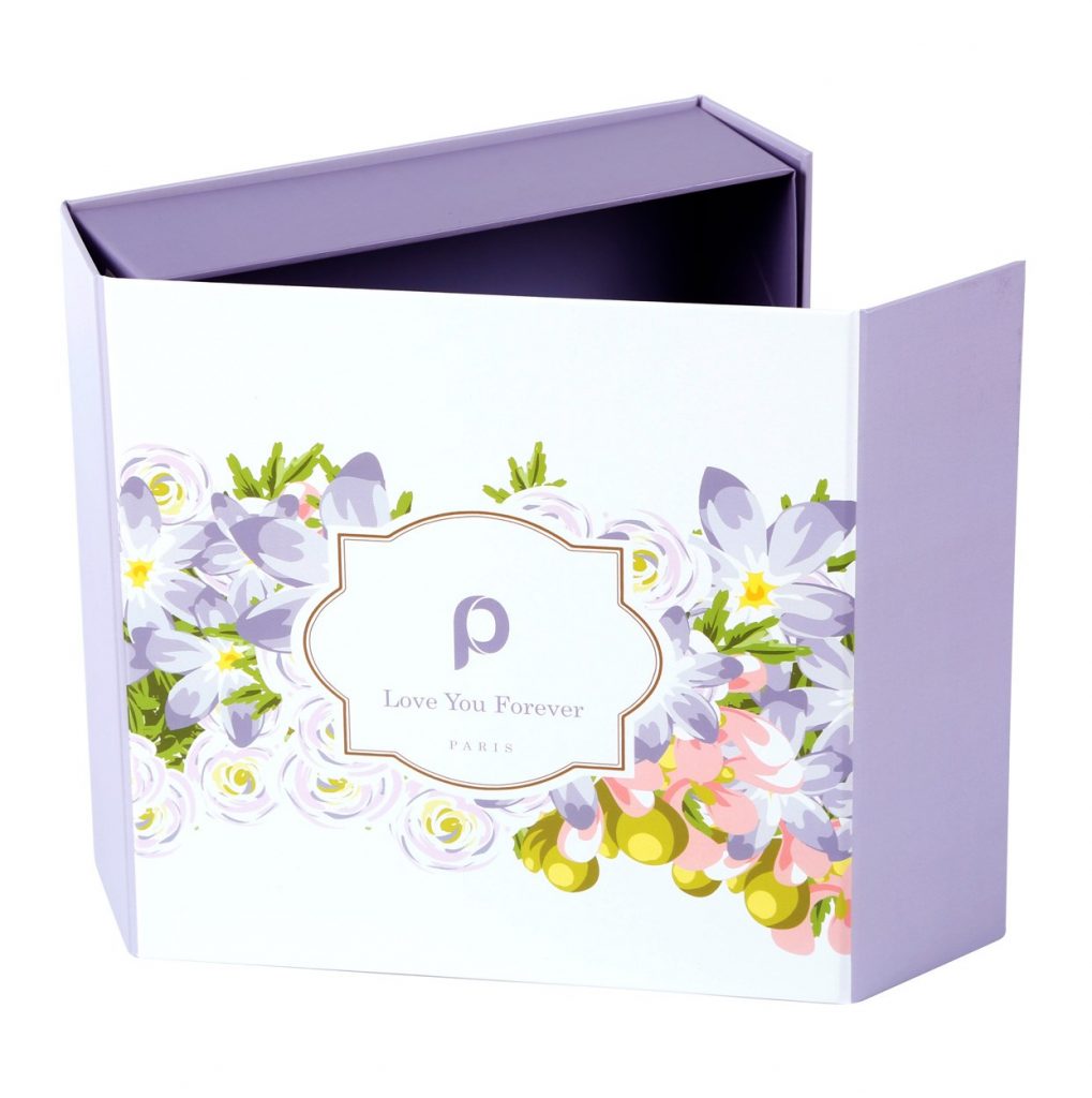 Custom Collapsible Gift Boxes Floral 03